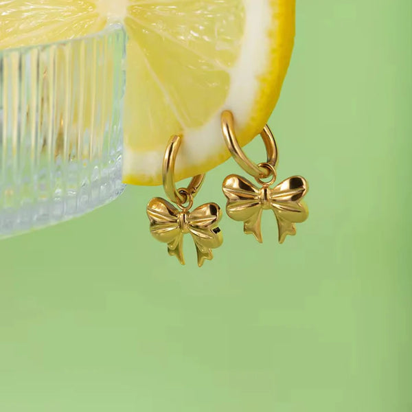 Amoura Bow Hoop Earrings