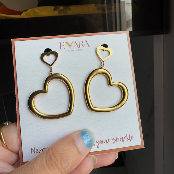 Aurielle Open Heart Earrings