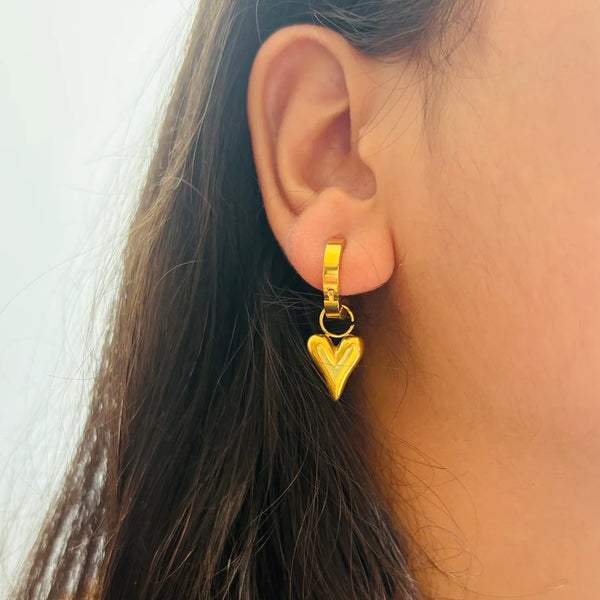 Aurea Heart Hoops