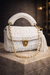 Ivory Luxe Crochet Clutch