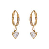 Valencia Heart Drop Earrings