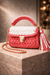 Coral Ivory Crochet Luxe Clutch