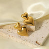 Amora Twin Heart Studs