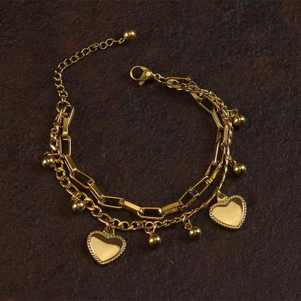 Éclat Heart Charm Bracelet