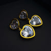 Celestria Twin Heart Earrings