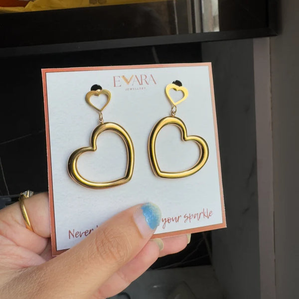 Aurielle Open Heart Earrings