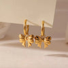 Amoura Bow Hoop Earrings