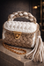 Sand Beige Crochet Luxe Clutch