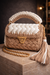 Ivory Sand Crochet Luxe Clutch