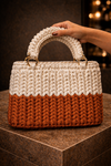 Desert Pearl Crochet Tote